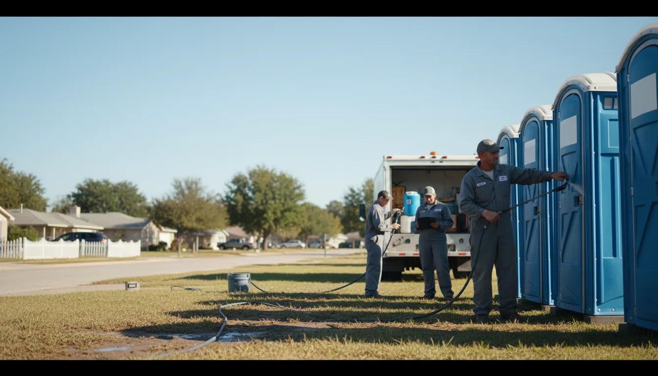 Long-Term Portable Toilet Rental in Eaton, OH near me